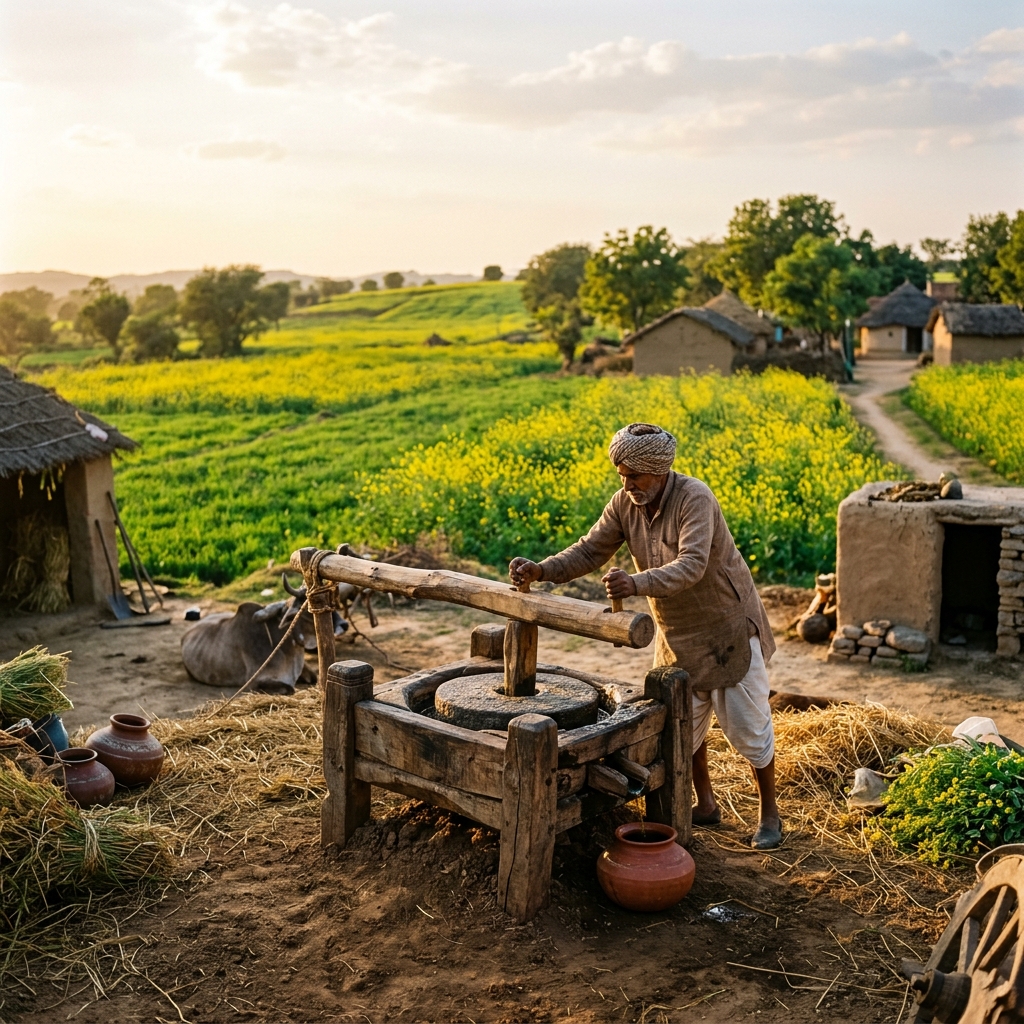 Traditional farming at Kutesra